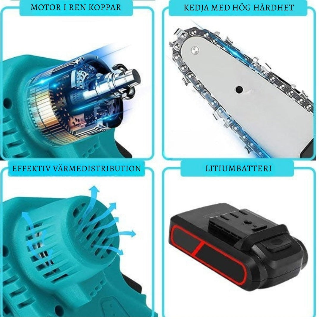 GrenKraft – Portabel motorsåg för enkel trädvård