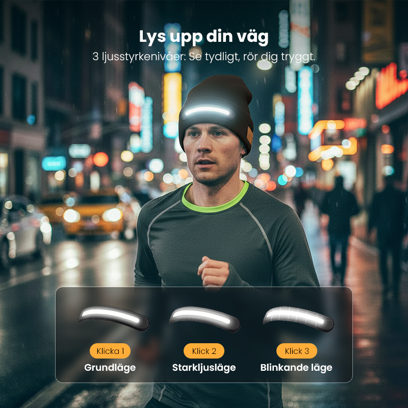 NordicGlow Mössa – Värme, ljus och frihet i vintermörkret