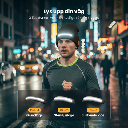 NordicGlow Mössa – Värme, ljus och frihet i vintermörkret